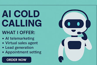 do ai cold calling, ai telemarketing, virtual sales agent and lead generation