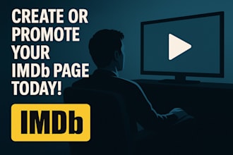 promote imdb profile, imdb page, movie rating to increase the start meter