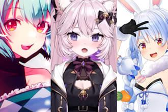 live2d vtuber model 3d vtuber model 3d vrchat avatar vrc avatar vr chat avatar