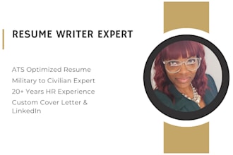 convert your military resume and tailor it for civilian, ats ready roles