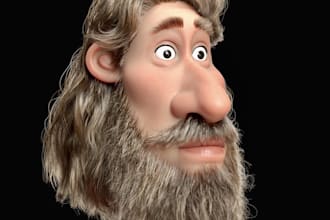 do 3d character modeling 3d character rigging 3d stylized character 3d animation