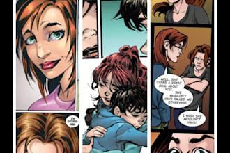 draw nsfw and erotic comic illustration, manga art graphic novel comic book