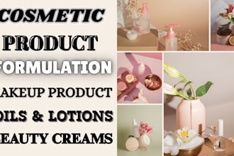 formulate cosmetics, beauty creams, lotions and make up products as a chemist
