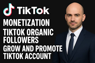 tiktok monetization tiktok organic followers grow and promote tiktok account