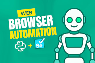 do web automation, python bot, python scripting, python automation, chatbot