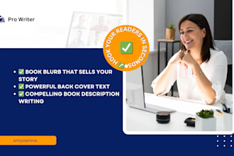 write a compelling book blurb or back cover description