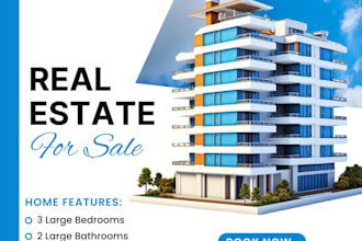 design real estate social media posts, facebook posts