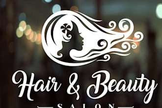 do fashion, beauty, cosmetic spa hair salon logo