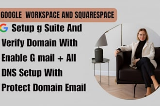 squarespace website redesign and solve google workspace email migration, spf,dns
