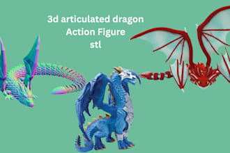 3d articulated model 3d flexi model 3d action figure stl ball joint doll toy bjd