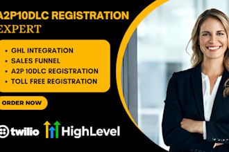 do a2p 10dlc registration, gohighlevel, twilio, website edit