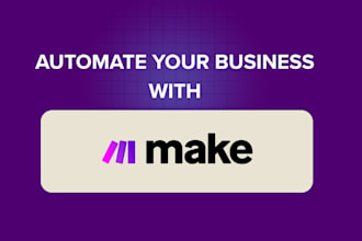 automate workflows using make com, integromat, zapier, and apis