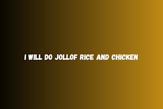 do jollof rice and chicken