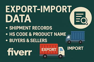 provide product export import shipment data find hs code, tax, tariff of product