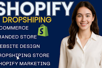 set up a shopify dropshipping store ready to make sales