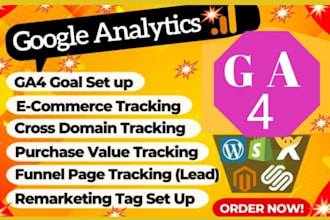 setup google tag manager, ga4, facebook pixel analytics tracking in 24 hrs