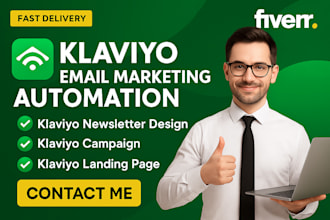 set up custom klaviyo email marketing campaign newsletter template, klaviyo flow
