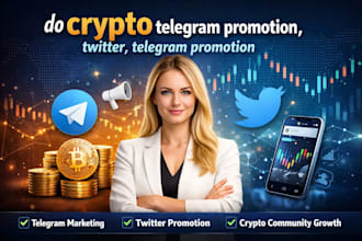 do crypto telegram promotion, twitter, telegram promotion