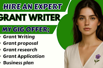 do grant writing, grant proposal apply for grants and application business plan