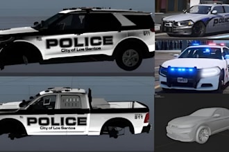create liveries for erlc, ems, msfs, fivem, roblox and aircraft for you