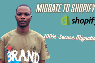 migrate wordpress website to shopify, wix to shopify or shopify migration