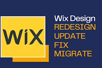 update wixel studio build wix ecommerce website design wix website redesign divi