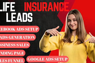 build life insurance leads via facebook ads insurance website leads, insurance