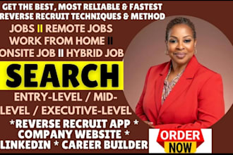 apply for jobs, boost your remote hybrid jobs using reverse recruiter
