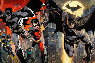 do comic book illustration manga artist story book cover webtoon