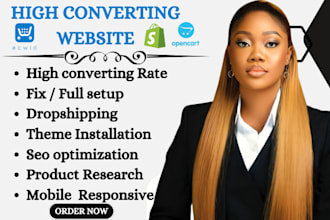 design, redesign, setup, fix big cartel, ecwid, bigcommerce opencart shopify