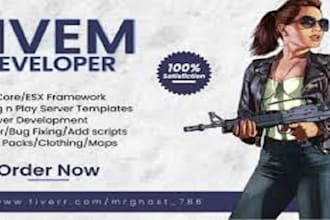 develop and fix your fivem server or script