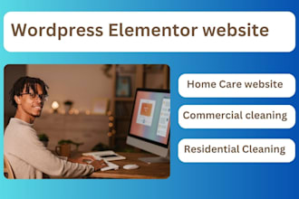 create home care website, cleaning website, commercial cleaning website