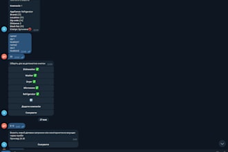 create a custom telegram bot with any logic or automation