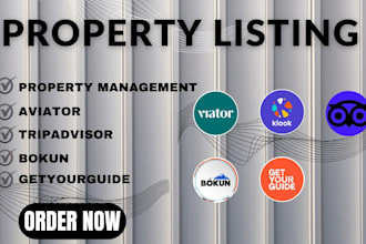 list your property on bokun, tripadvisor, viator, getyourguide and airbnb