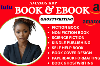 ebook ghostwriter, KDP book writer, ghost book writer, non fiction ghostwriter