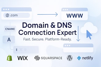 connect domain or dns fixes for wix, wordpress, godaddy, squarespace, ionos hugo