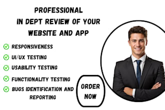 qa testing, app testing, website testing, ios app review