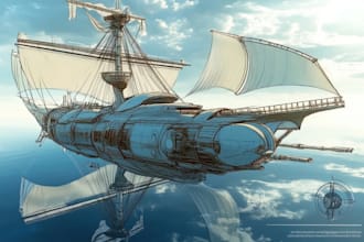 design spaceships and sci fi vehicles