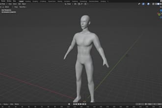 create 3d character mesh with 3d rigging and animation for use in second life
