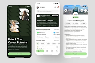 create job portal app, job searching app, freelancing app, job listing app