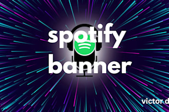 design eye catching spotify podcast banner and cover art