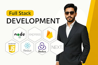 do professional web app development as a node js backend developer