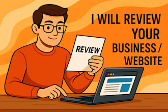 write a 1 paged review on your online website
