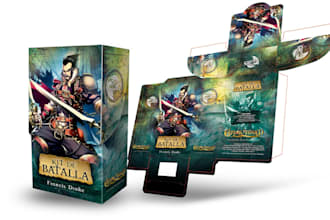 design custom trading card game playing board game box design tcg illustration