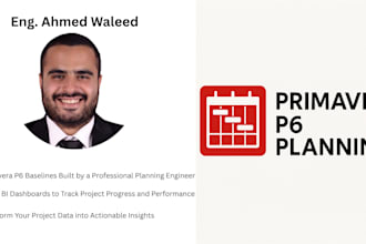 create primavera baselines and power bi dashboards to track your projects