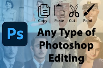 do high end photo editing retouching and restoration work