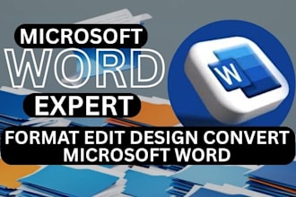 professionally format edit design convert any project on microsoft word document