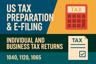 prepare and efile US individual and business tax returns including 1040,