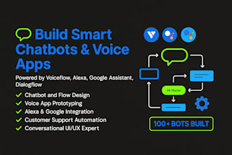 design and build voiceflow chatbots voice apps and conversational UI