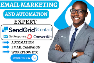 setup icontact sendinblue  automation sendgrid convertkit getresponse campaign